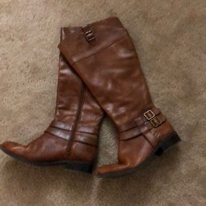 Women’s Size 9W Brown Knee Boots